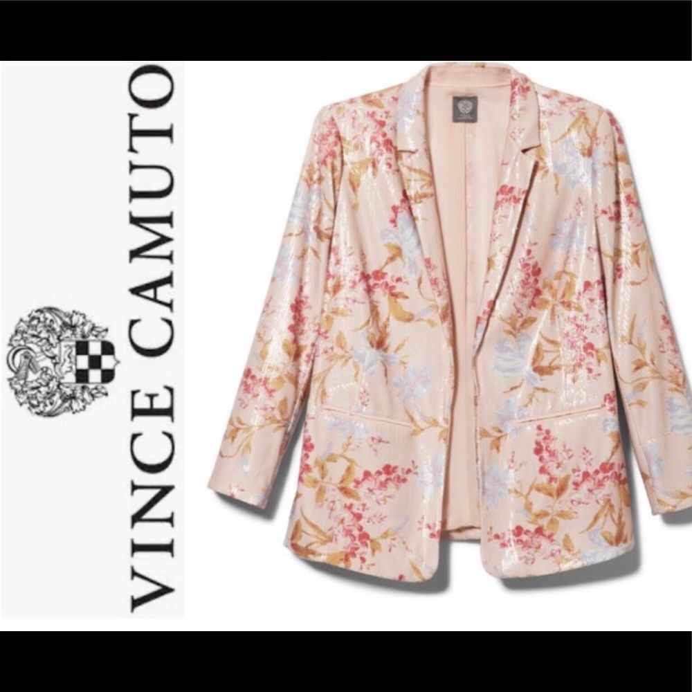 ✔️ Vince Camuto Wildflower Sequin Jacket